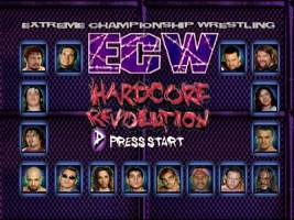 ECW Hardcore Revolution Title Screen